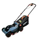Газонокосилка аккумуляторная бесщёточная Senix Lppx2-m1-eu 40 В, 38 см 2x4 Ач АКБ и ЗУ в комплекте