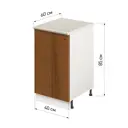 Напольный шкаф Лидер Стандарт TSB4060_DB 40x85x60 см ЛДСП цвет дуб