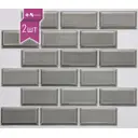 Декоративная мозаика Nsmosaic Pr4595-34 NS11PL0059 29.5x29.1см цвет Серый, серебристый