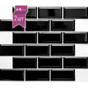 Декоративная мозаика Nsmosaic PR4595-32 уп 2 шт 29.50x29.10 см цвет черный