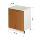 Напольный шкаф Лидер Стандарт TSB6060_OL 60x85x60 см ЛДСП цвет ольха