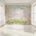 Фотообои детские Фотообоикин "Зайчики под аркой" 400x271 см