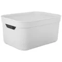 Корзина для хранения в ванной комнате Rotho Jive Deco 18.50x13.30x26.50см цвет белый