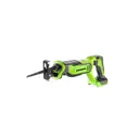 Пила сабельная аккумуляторная бесщеточная Greenworks GPT-BLRS-1 НСК, 24 В Li-Ion без АКБ и ЗУ