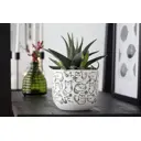 Горшок цветочный Коты Композит d 15.4 см 12.9 см 1.6 л глина белый