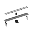 Трап для душа Timo DS230106/01 комбинированный затвор 11.9x65 см нержавеющая сталь