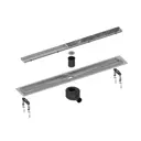 Трап для душа Timo DS230210/00 комбинированный затвор 11.9x100.5 см нержавеющая сталь