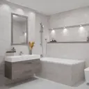 Плитка настенная Azori Portu Perla 31.5x63 см 1.79 м² матовая цвет серый