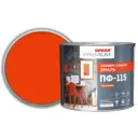Эмаль Ореол Premium ПФ-115 глянцевая цвет оранжевый 2.2 кг