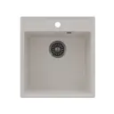 Мойка для кухни врезная Maunfeld MFQS-460W 20x50 см глубина чаши 18 см кварц цвет кремовый