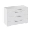 Комод Трия 104.4x76x44 см 4 ящика МДФ цвет бежевый 112076