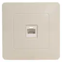 Розетка компьютерная встраиваемая Systeme Electric Blanca RJ45 cat 5 цвет бежевый