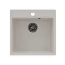 Мойка для кухни врезная Maunfeld MFQS-505W 20x50.5 см глубина чаши 18 см кварц цвет кремовый