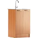 Напольный шкаф Домино 50x83x44.6 см ЛДСП цвет вишня