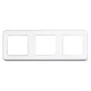 Рамка для розеток и выключателей Arlight FRM-Versa-PL-3-WH 3 поста пластик цвет белый