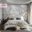 Фотообои флизелиновые Bartonwall 500x270 см Мрамор Флюид M03205