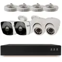 Комплект для видеонаблюдения IP PS-link 2Мп 2 камеры для помещения 2 для улицы с POE питанием цвет белый