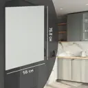 Фальшпанель для кухонного шкафа Кинель 58x76.8 см Konsensa ДСП цвет серо-зеленый