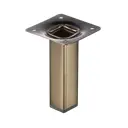 Ножка для мебели круглая 100x25x25 мм сталь бронза