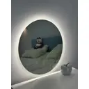 Зеркало для ванной ALFA MIRRORS 60x60 см 4200К LED подсветкой включение на взмах, регулировка яркости