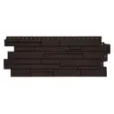 Фасадная панель Grand line Скала Стандарт 1110x418x20мм коричневый 0.37м² 10шт