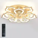 Люстра потолочная светодиодная NATALI KOVALTSEVA INNOVATION STYLE 83053 FLOREL 25 м² изменение оттенков белого цвет золотой