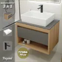 Тумба с раковиной Teymi Ritta F09935 75