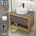Тумба с раковиной Teymi Ritta F09899 75