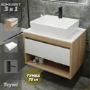 Тумба с раковиной Teymi Ritta F09557 75