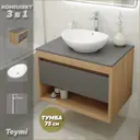 Тумба с раковиной Teymi Ritta F09878 75