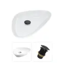 Раковина накладная Teymi Ellie F01605 59см цвет черный и выпуск Teymi без перелива