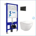 Комплект инсталляция с унитазом Teymi F00360 цвет белый