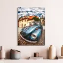 Картина без рамки Postermarket Ретро авто 70x50 см