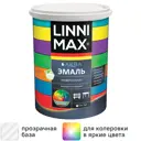 Эмаль универсальная Linnimax Аква шелковисто-матовая цвет прозрачный база 3 0.85 л