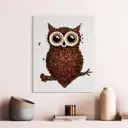 Картина без рамки Postermarket Сова 2 50x40 см