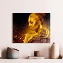 Картина без обрамления Postermarket "Золотая роза" 40x50 см