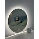 Зеркало для ванной Alfa mirrors с подсветкой 4200К 80x80см сенсорное управление подогрев диммер функция памяти Svet-8AVd-Lite