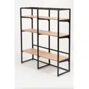 Стеллаж Mags 6 полок 108x120x35 см 2 секции металл цвет черный