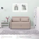 Диван-кровать раскладной Nrava Candy прямой 140x80x80.5 см велюр цвет vivaldi 4