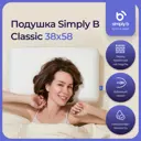 Подушка Blue Sleep Simply B Classic classic-sb 38x58 см, пена