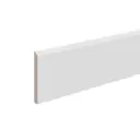 Плинтус белый Ultrawood Base 0023 p 2000x120x12 мм