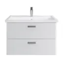 Тумба подвесная Sanstar Gretta 329.1-1.5.1.КФОС 81.20см, с раковиной