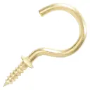 Шуруп-крюк 3x22 мм сталь цвет золото 10 шт.