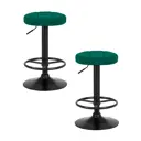 Барный стул Dobrin Bruno black lm-5008 36x83x36 цвет зеленый 2 шт