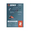 Триммер аккумуляторный бесщёточный Senix Gtx6-m-eu-0 60 В АКБ и ЗУ не в комплекте
