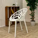 Стул Royal Family Aria 52.50x56x80 см полипропилен белый 8 шт