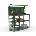 Стол-верстак Metalex Kit 204296 950x1700x500 мм, максимальная нагрузка до 260 кг