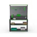 Стол-верстак Metalex Kit 204362 950x1400x400 мм, максимальная нагрузка до 260 кг