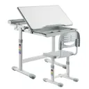 Стол Fundesk 222811 66.4x76x49.3 см металл и пластик цвет серый