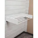 Складная настенная сушилка для белья ОБЛАКО 05-04302 700x130x497мм белый матовый